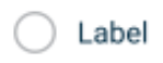 Radio button preview with label